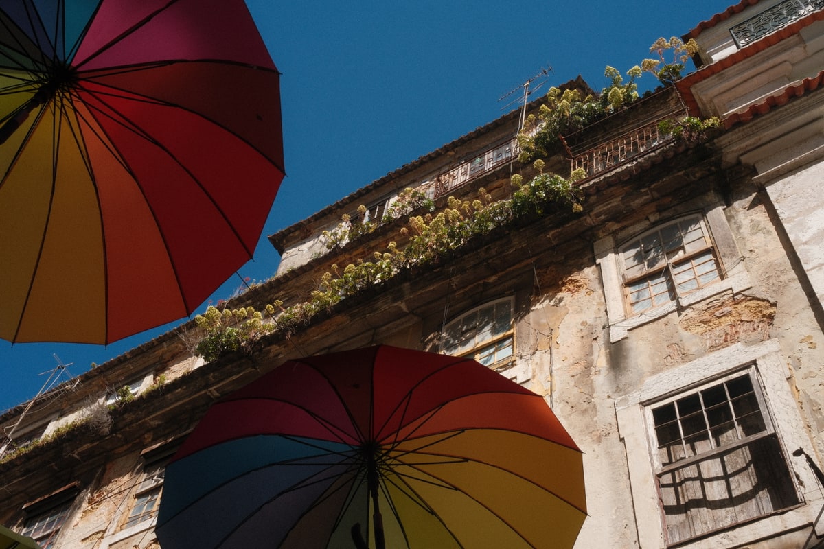 Pink Street Umberellas